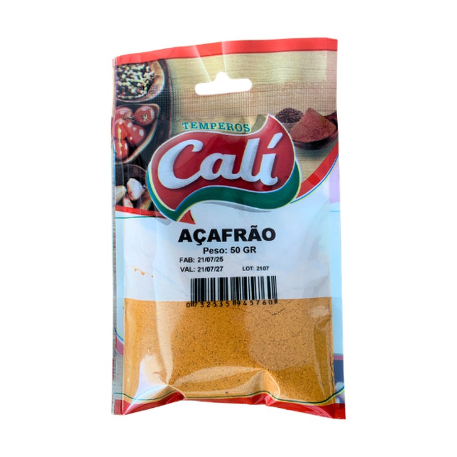 Açafrão 50g — Temperos Cáli