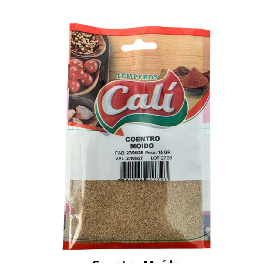 Coentro Moído 15g — Temperos Cáli