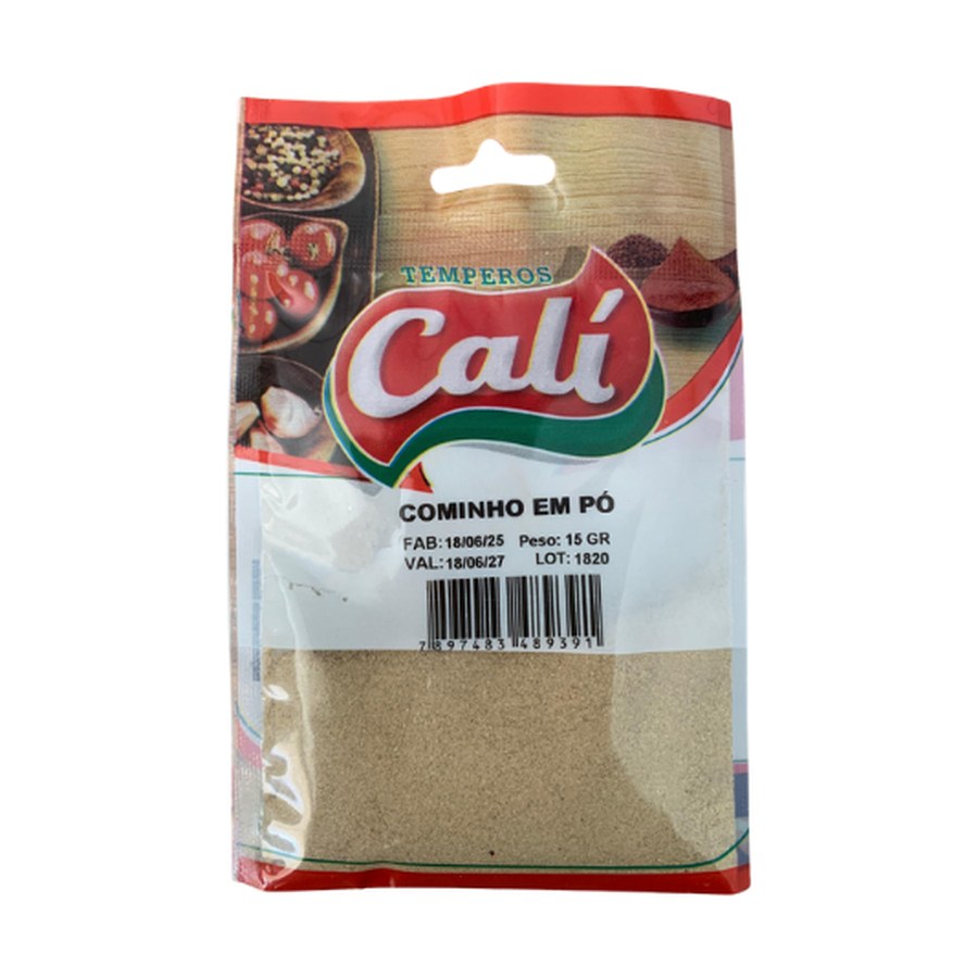 Cominho em Pó 15g — Temperos Cáli