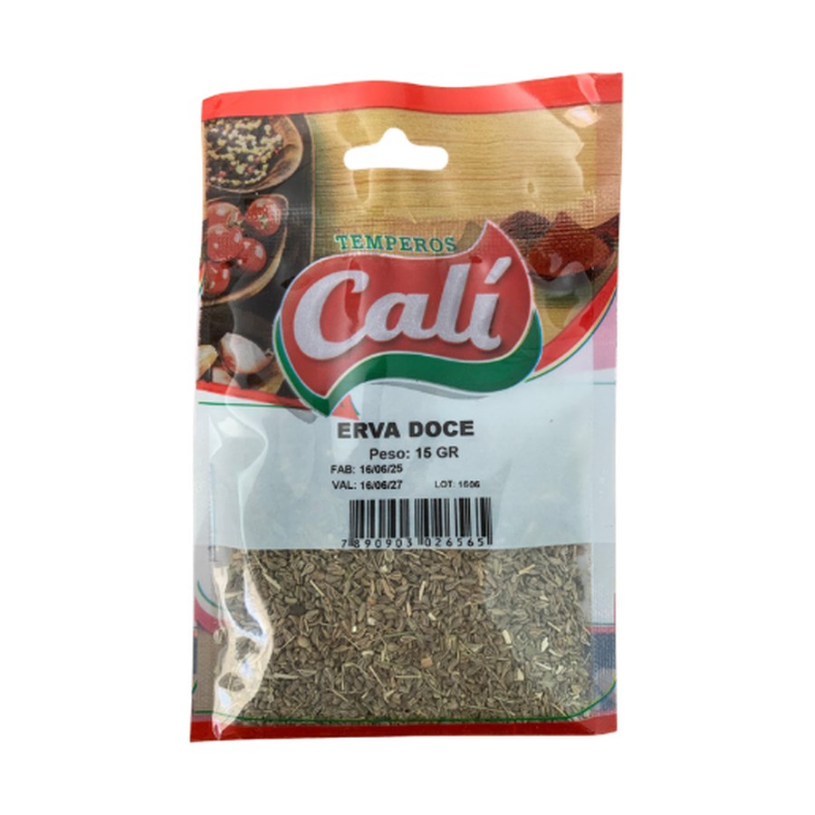 Erva Doce 15g — Temperos Cáli