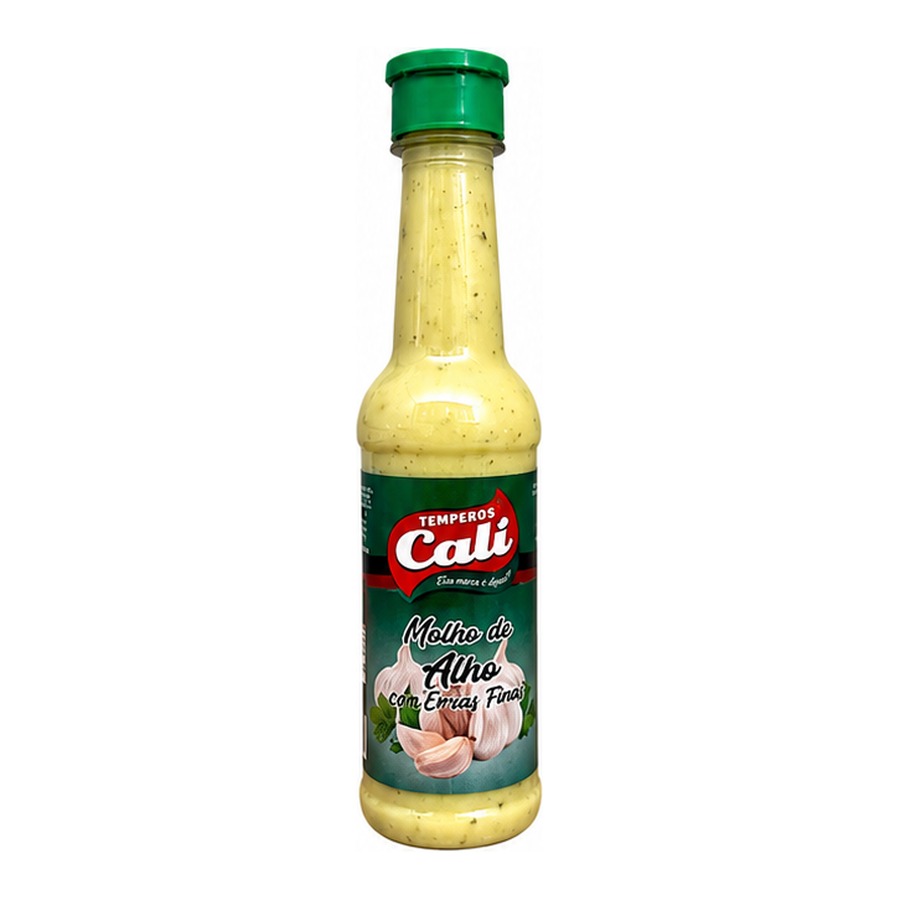 Molho de Alho com Ervas Finas 150ml — Temperos Cáli