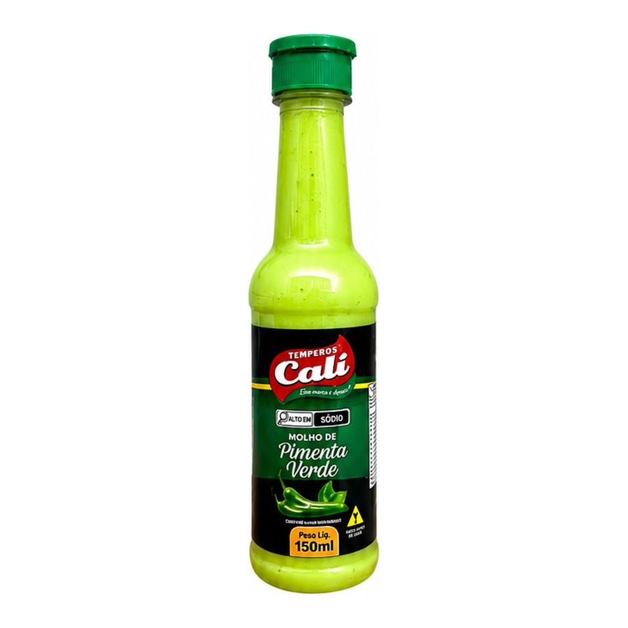 Molho de Pimenta Verde 150ml — Temperos Cáli